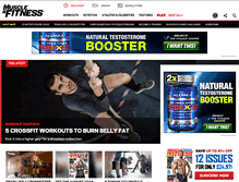 Tablet Screenshot of muscleandfitness.com